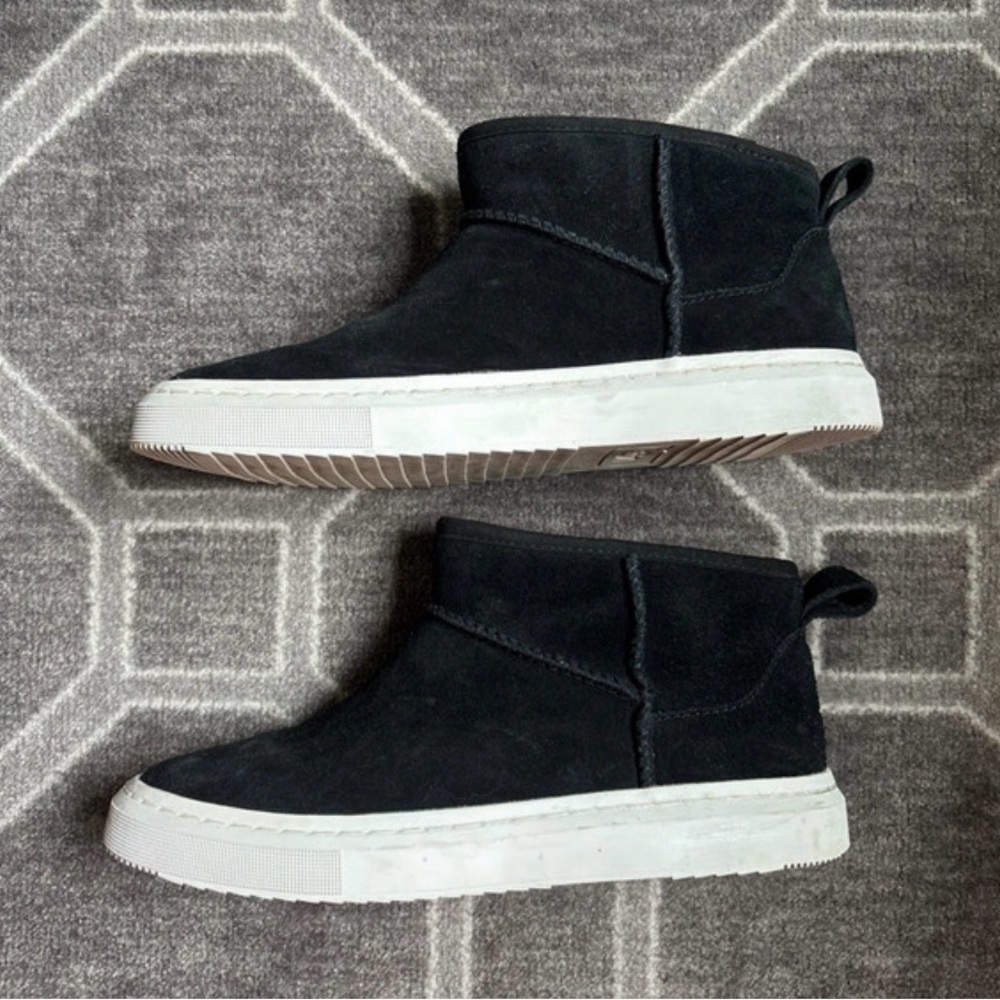 UGG Women's Black Suede High-Top Sneakers